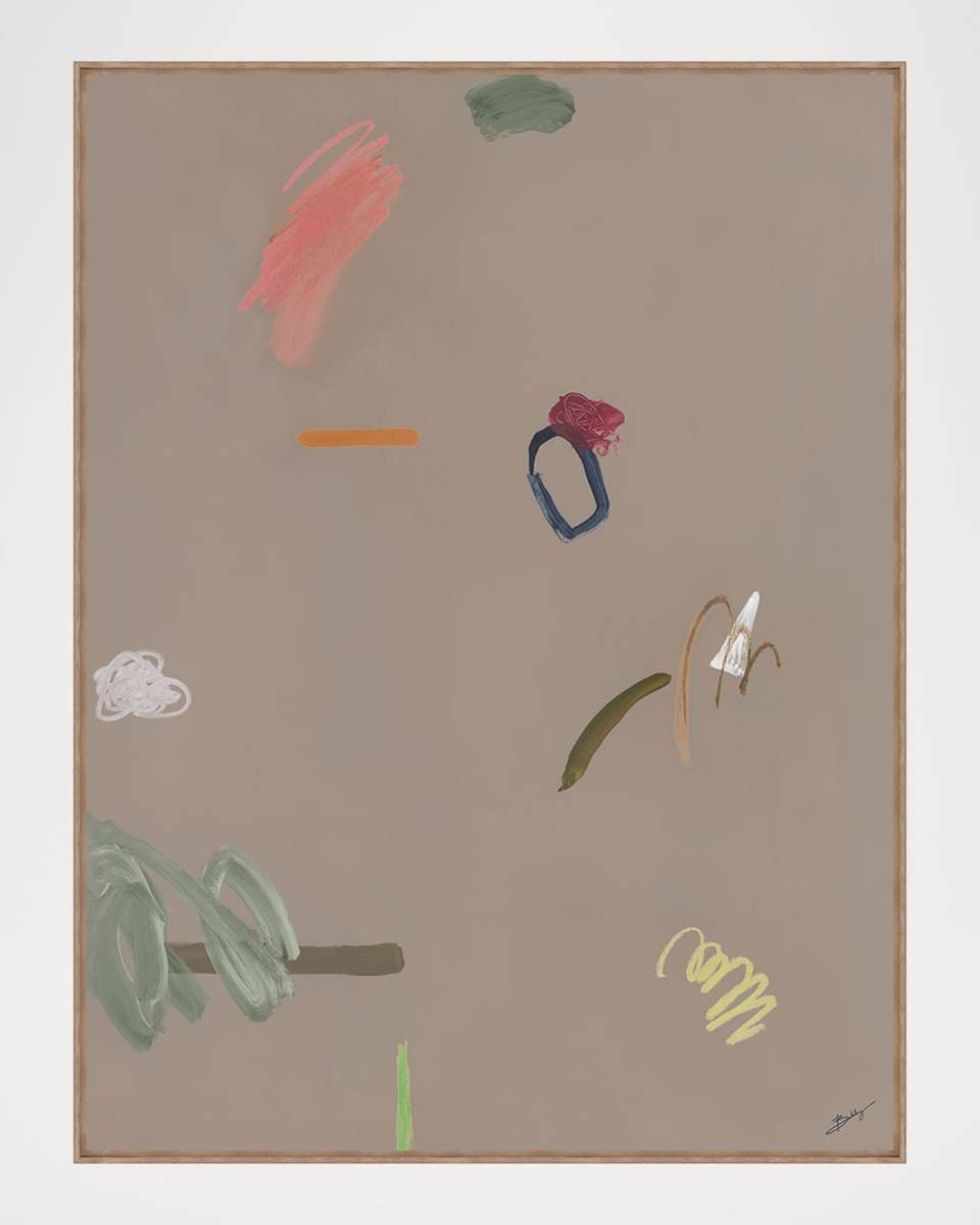 "Particles III" Framed Giclee by Bobby Berk, 37.25" x 49.25"